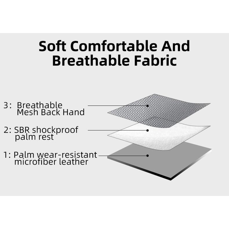 ROCKBROS ถุงมือจักรยาน เด็ก ฤดูร้อน จักรยาน โรลเลอร์สเก็ต ระบายอากาศ SBR กันกระแทก ครึ่งถุงมือ - รูปที่ 5