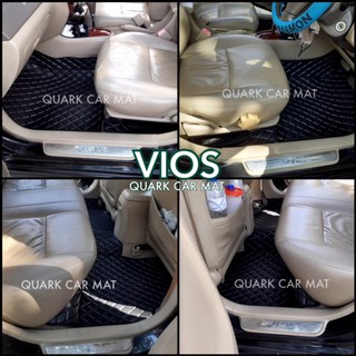 พรมรถยนต์ VIOS 2000-2006 ลายวีไอพี ตรงรุ่น เต็มคัน พร้อมส่งทุกสี