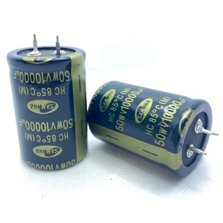 Capacitor ค่า 10000uF/50V. ยี่ห้อ Samwha ของแท้ จำนวน 1 ตัว