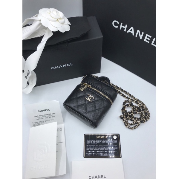 Chanel mini vanity สีดำ