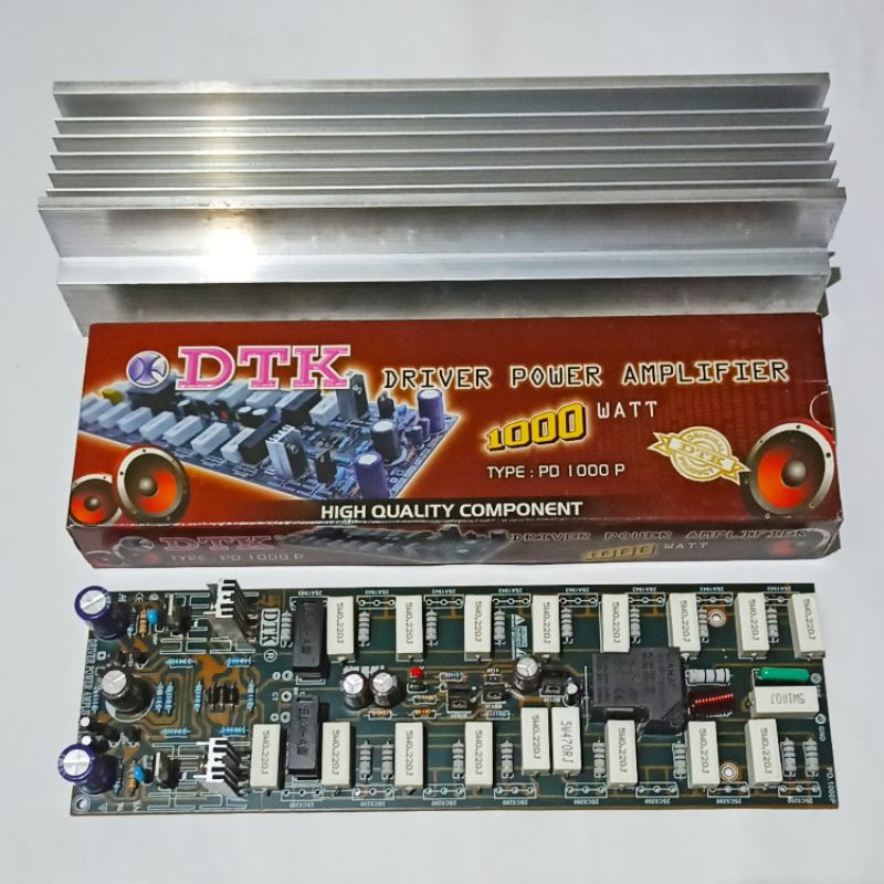 เพาเวอร์แอมป์ 1000W DTK PD 1000 P Plus Heatsink 2U 30cm