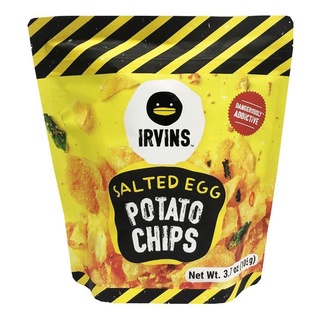 Potato Chips Salted Egg Irvins 105 g/มันฝรั่งทอดไข่เค็ม เออร์วินส์ 105 ก