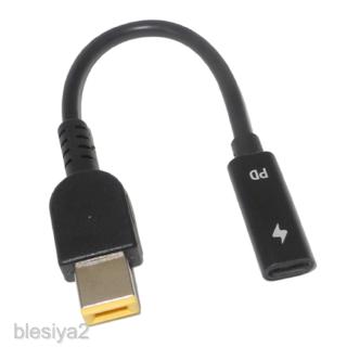 สายชาร์จ usb type - c female to square plug สําหรับ lenovo