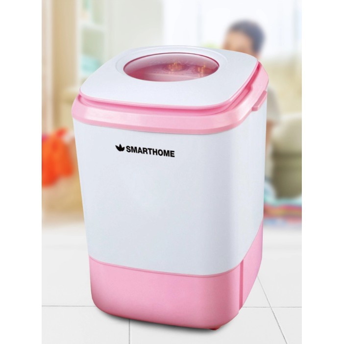❃SMARTHOME เครื่องซักผ้ามินิกึ่งอัตโนมัติ SMARTHOME Mini Washing Machine