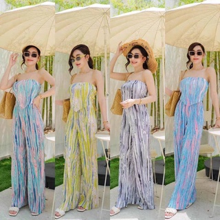 Tank top &amp; Pant Pleat Set ชุดเซ็ตผ้าพลีท (พร้อมส่ง)