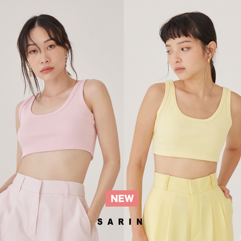 Sarin mini tank top (far from seoul) NEW เสื้อกล้าม ตัวสั้น