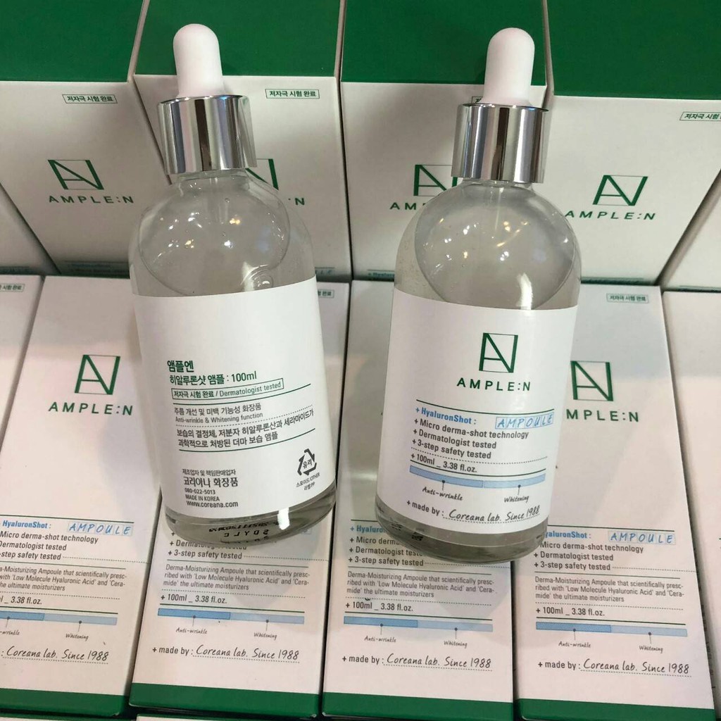 à¸à¸¥à¸à¸²à¸£à¸à¹à¸à¸«à¸²à¸£à¸¹à¸à¸�à¸²à¸à¸ªà¸³à¸«à¸£à¸±à¸ Coreana Ample :N Hyaluron Shot Ampoule 100 ml.