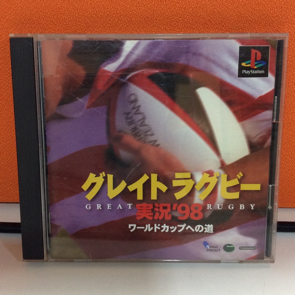 แผ่นแท้ [PS1] Great Rugby Jikkyou '98: World Cup e no Michi (Japan) (SLPS-01268)