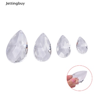 [Jettingbuy] โคมไฟระย้า แก้วคริสตัลใส หลายเหลี่ยม สําหรับแขวนตกแต่ง พร้อมส่ง