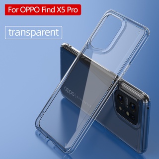 สําหรับ OPPO Find X5 / X5 Pro เคส คริสตัลใส สวยงาม แข็ง PC กันกระแทก เคสใส