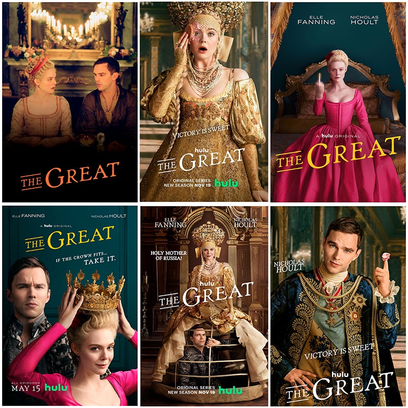 The Great Poster (Series)  Elle Fanning และ Nicholas Hoult ขนาด 33x48 cm