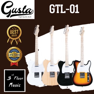 (มีของแถมพิเศษ) Gusta GTL-01 กีต้าร์ไฟฟ้า Electric Guitar 3rd Floor Music