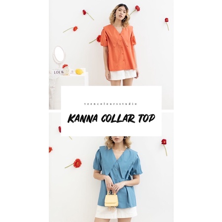 ทีซีเอส | Kanna Collar Top - Korean Looks - Chic Style - ทุกขนาด Curvy Big size