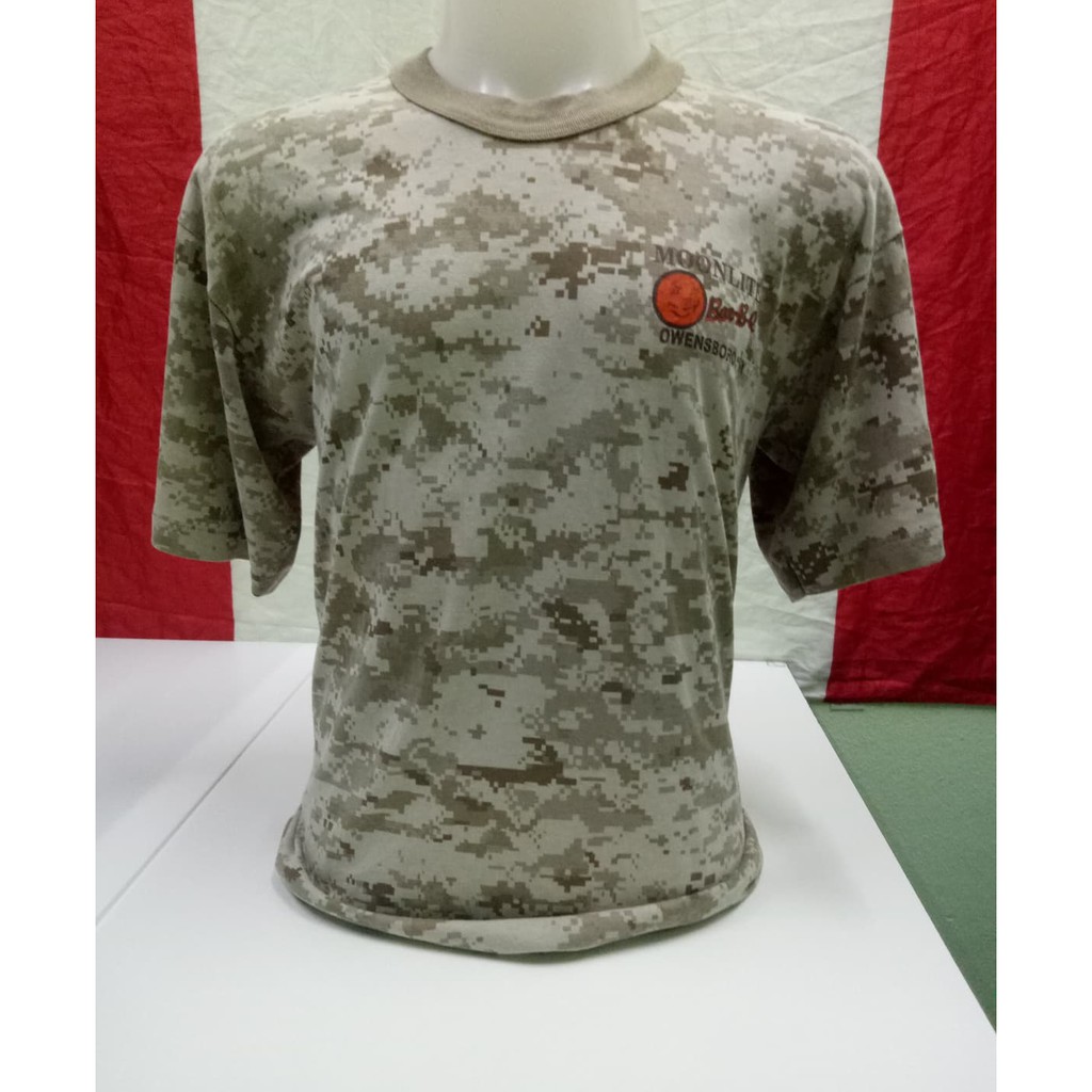 Size; L เสื้อยืดวินเทจ USA งานเก่าแท้ / วินเทจ'80 Camouflag รุ่นแรก