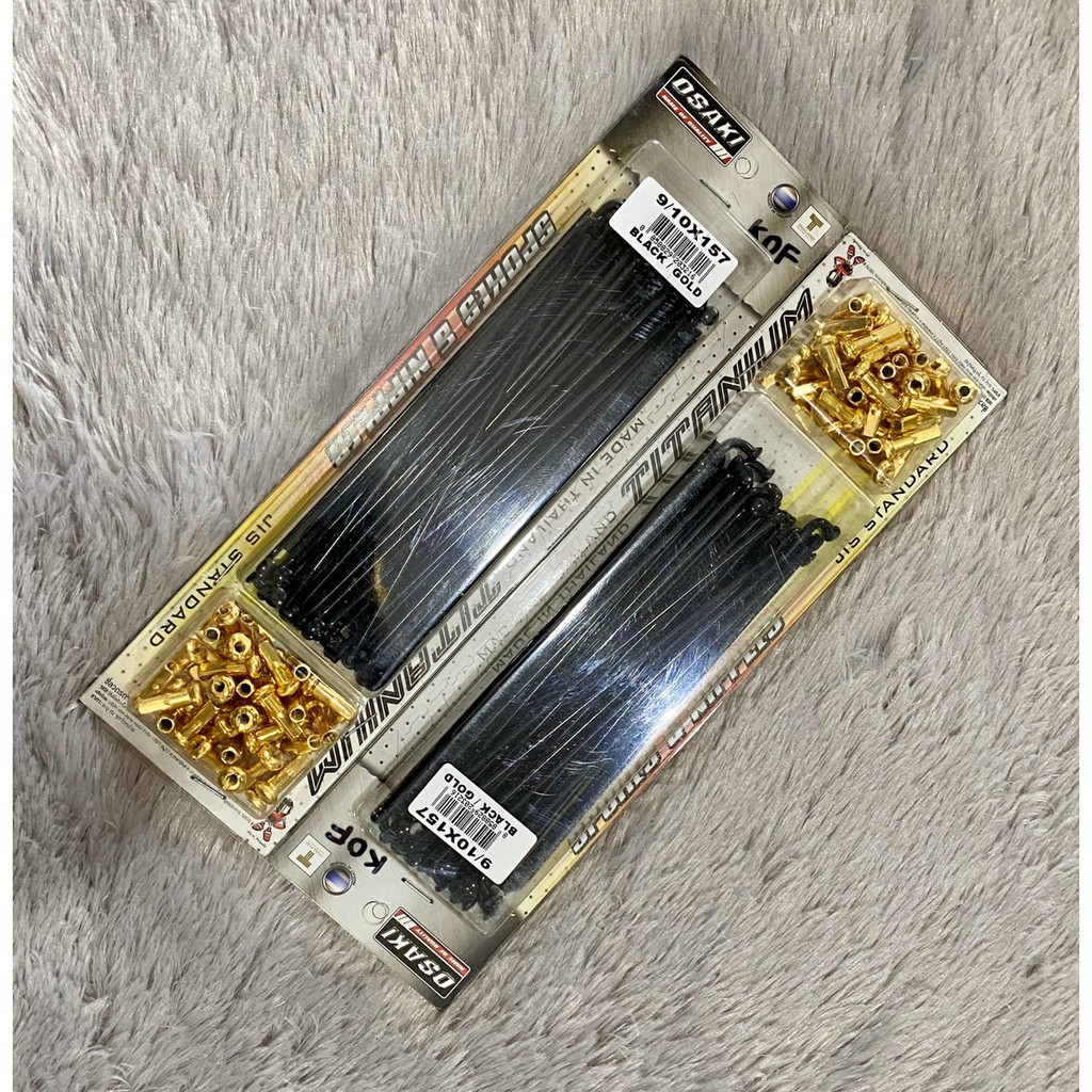 ซี่ลวด [ X-GEN ] 9/10X157 BLACK/GOLD