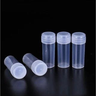 [10ชิ้น17฿]จิ๋ว ขวดเทสเตอร์ 5กรัม(5mlใส่ได้)ขวดพลาสติก ใส่ซีอิ๋ว น้ำจิ้ม น้ำมัน กิ่งปักชำ สารเคมี ผงต่างๆ เอนกประสงค์มาก