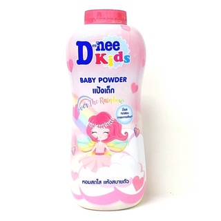 (1ขวด) แป้งเด็ก D-nee kids over the rainbow powder โอเวอร์ เดอะ เรนโบว์ พาวเวอร์ 300g