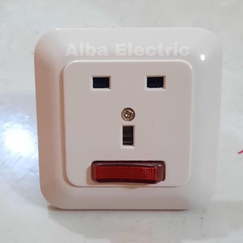 BROCO GRACIO CREAM AC Socket ติดผนัง IB BROCO AC Socket ฝัง