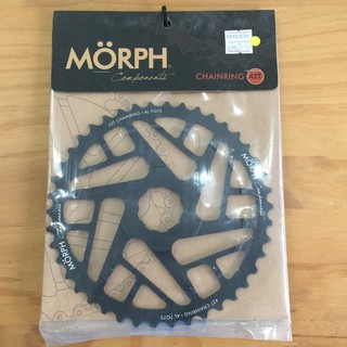 ทักรับโค้ดจ้า[TYROBIKE]- ใบจานแต่ง Morph ROUND 42T 10SPEED BLACK 77771271