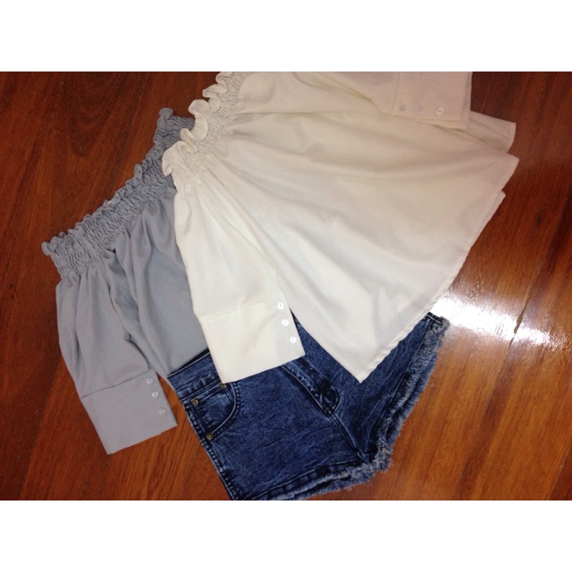 MShop เสื้อปาดไหล่**