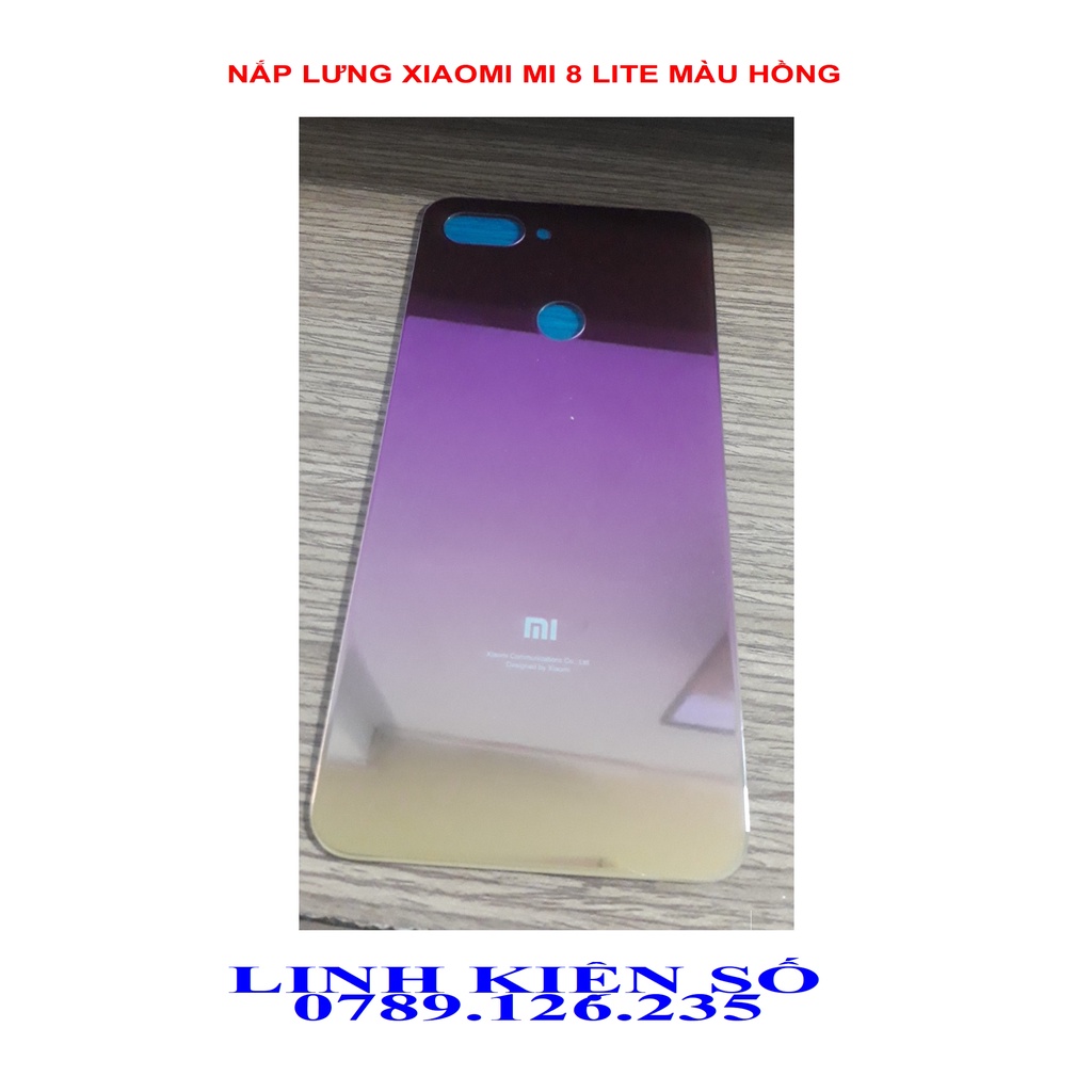 เคส XIAOMI MI 8 LITE สีชมพู