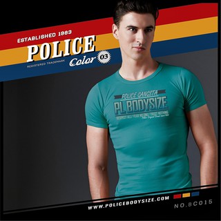 Police Bigsize เสื้อยืด Premium Cotton 100%ใส่ได้ทั้งผู้ชายผู้หญิง BC015