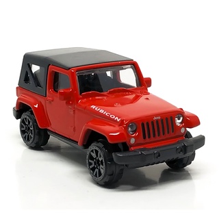 Majorette Jeep Wrangler Rubicon - Dark Red Color /Wheels OF5VG /scale 1/60 (3 inches) no Package