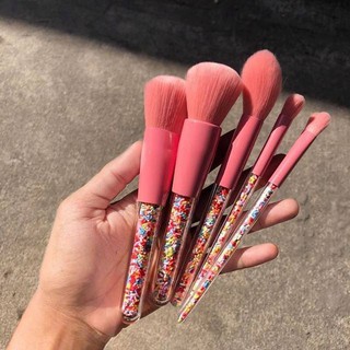 Brush set 5pcs 🍭 แปรงขนม แปรงแต่งหน้าขนนุ่ม