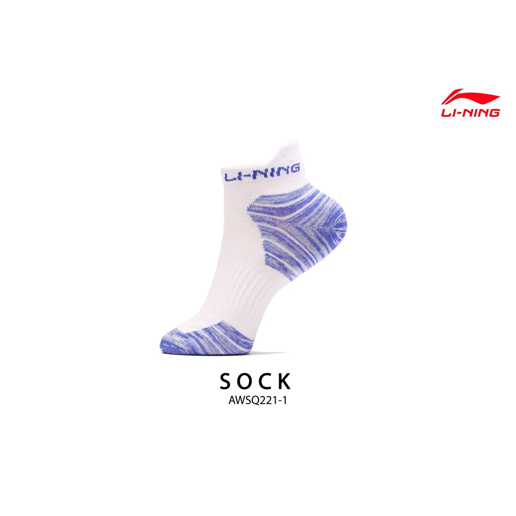 LI-NING ถุงเท้ากีฬา SOCKS รุ่น AWSQ221 SHORT SOCKS