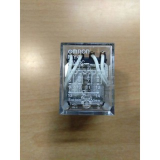 🚩ถูกสุด! OMRON Relay MY4 รุ่นเก่า 14ขา 24VDC 110VAC 220VAC