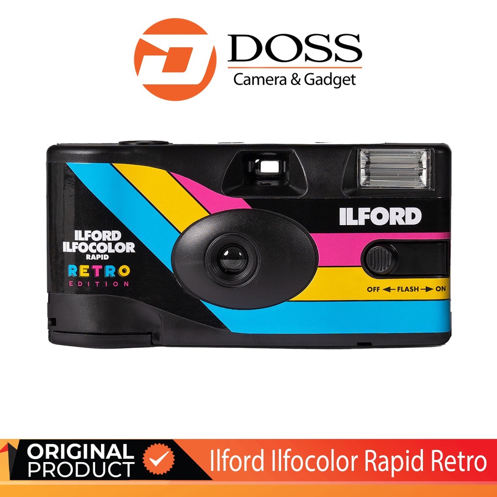 Ilford Ilfocolor Rapid Retro Edition กล้องแบบใช้แล้วทิ้ง 35 มม