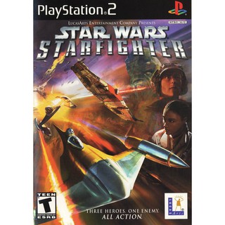 Star Wars Starfighter ps2 แผ่นเกมส์ps2 เกมเพล2 เกมplay2