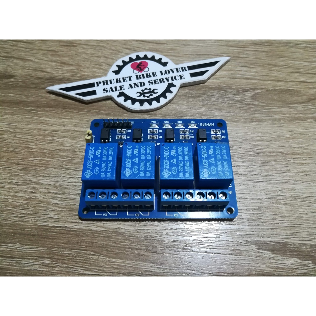 Arduino Relay Module 4 Channel 5V relay 4 ช่อง แบบ isolation control Relay Module Shield 250V/10A แบ