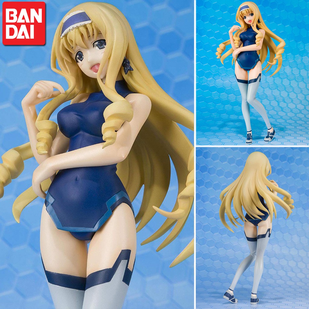 Model Figure งานแท้ Bandai จาก IS Infinite Stratos ปฏิบัติการรักจักรกลทะยานฟ้า Zero Cecilia Alcott เ