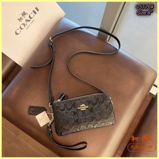 กระเป๋าผู้หญิง กระเป๋าสะพายข้าง coach 8 นิ้ว สีพื้นเรียบๆ แต่ดูดีมากๆ