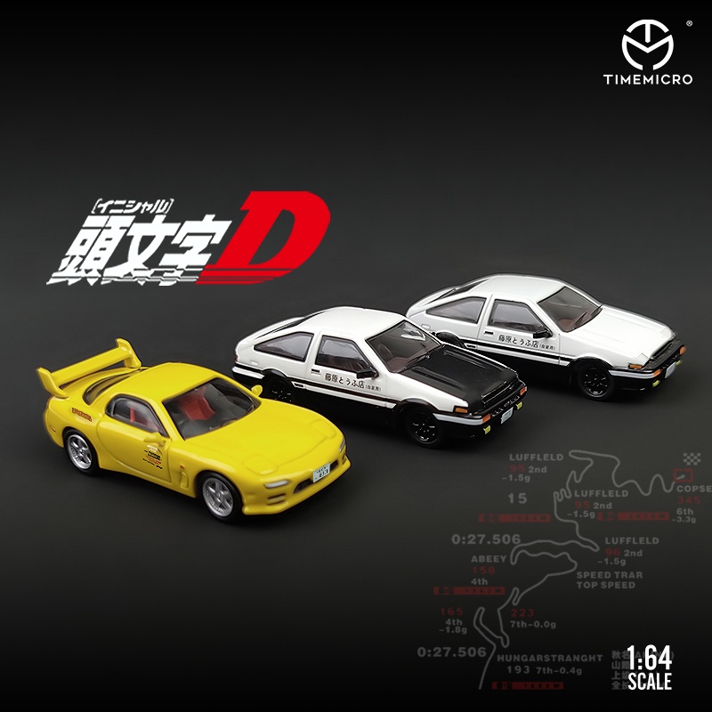 TM 1: 64 Dream Series TOYOTA AE86 Initial D Closed Light Version รถสปอร์ตโลหะผสมจําลองรถรุ่นผู้ใหญ่คอลเลกชันรถรุ่นคอลเลกชันเครื่องประดับ - รูปที่ 7