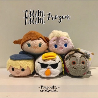 🇹🇭 พร้อมส่ง : พวงกุญแจตุ๊กตาดิสนีย์โฟรเซนซูมซูม |  Frozen - Disney Tsum Tsum Keychain.