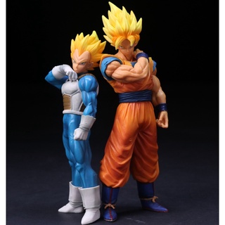 ตุ๊กตาอนิเมะญี่ปุ่น Dragon Ball Goku Vegeta Gohan Kakaro แฮนด์เมด ขนาดใหญ่พิเศษ