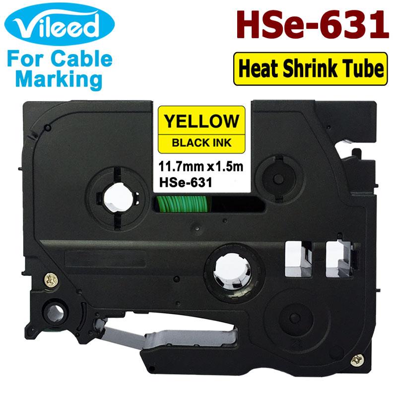 Malay Spot เข้ากันได้กับ Brother HSE 231 HSE-631 สติ๊กเกอร์เทปท่อหดความร้อน P-touch PT-E110VP PT-E30