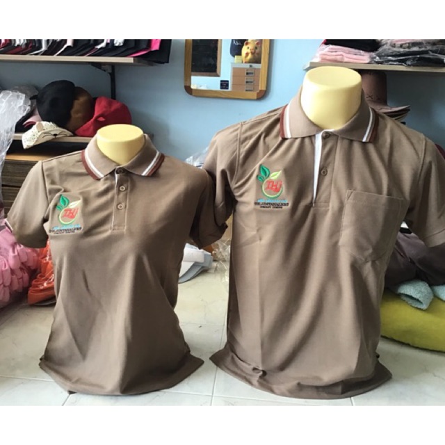 เสื้อโปโลปักหน้าหลัง โลโก้ บริษัท ตามสั่ง