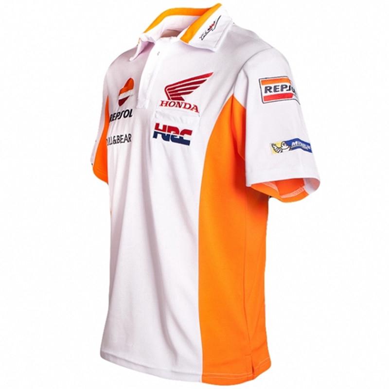 เสื้อโปโลแขนสั้นแบบแห้งเร็ว motogp honda