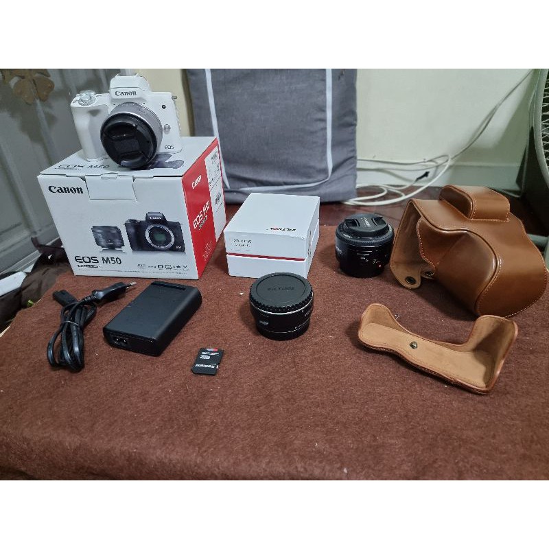 กล้อง cannon eos m50 + len kit มือสอง