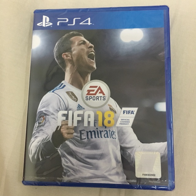 แผ่นเกมส์ FIFA 18 (PS4) มือ1 สภาพ 100%