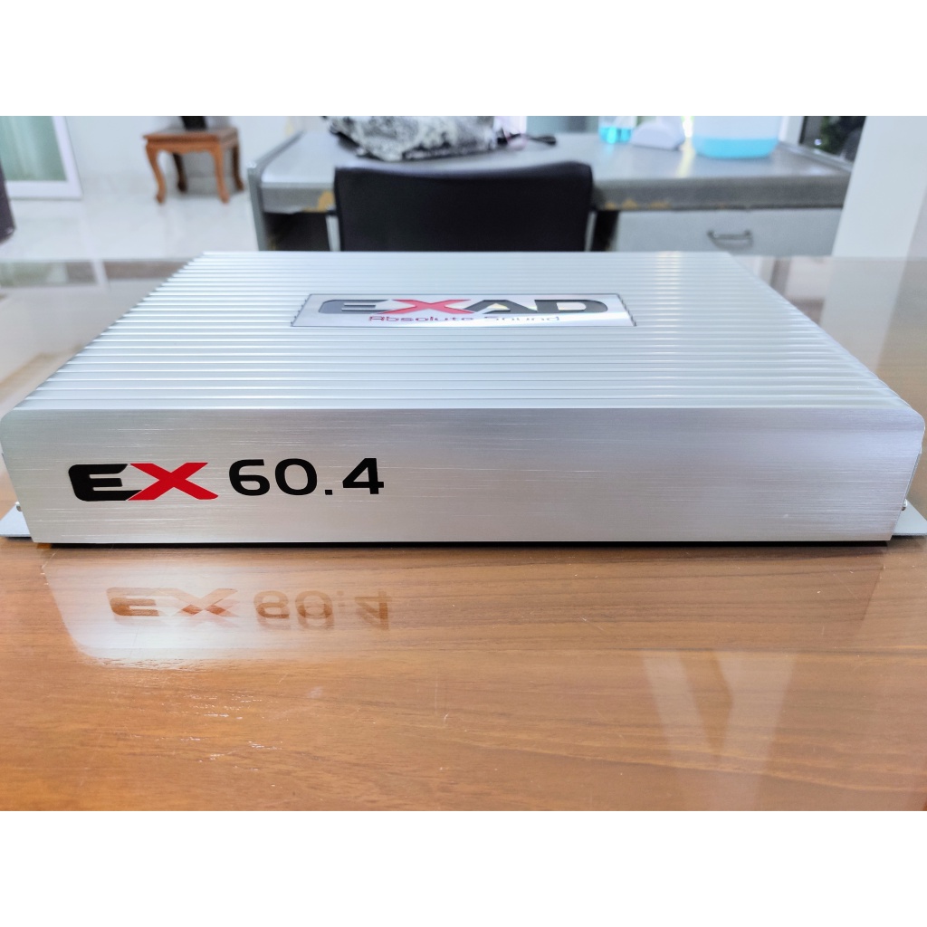 Power amplifier EXAD EX-60.4 เพาเวอร์แอมป์ มือสอง สภาพดี อุปกรณ์ครบ ราคามือหนึ่ง 6,500 บาท (จัดส่งฟรี)​