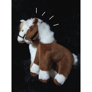 ตุ๊กตาม้า ม้าแข่ง 🐎 Horse plush📏size10 x12"