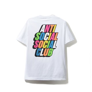 Anti Social Social Club Blocked Rainbow Tee