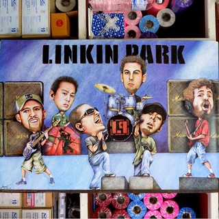 โปสเตอร์วงดนตรี วงร็อค linkin park