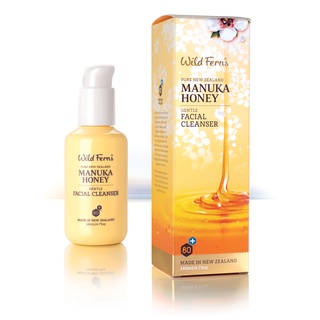 WILD FERNS (ไวล์ดเฟิร์นส)Manuka Honey Gentle Facial Cleanser มานูก้าฮันนี่เจนเทิลแฟเชี่ยลคลีนเซอร์ 140 ml.