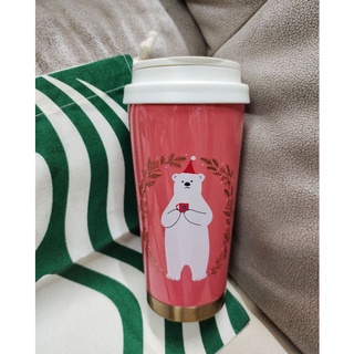 Starbucks แก้ว Stainless Polar Bear 16oz. ของแท้