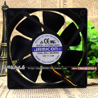 Jamicon JF1238B1UMAR พัดลมระบายความร้อน 12 ซม. 12V 1.0A 12038